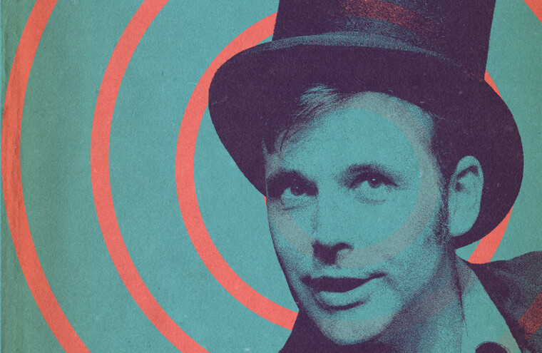 Rob Newman, he is wearing a top hat.