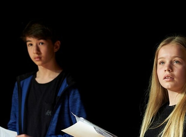 Photo of two workshop participants